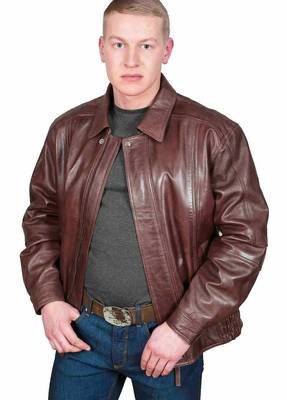 men's brown lambskin leather biker jacket classic moto zip style luxury 1