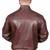 Men’s genuine leather jacket brown  classic zip-up casual biker style