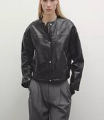 Women’s soft lambskin black bomber jacket slim fit stylish motorcycle look