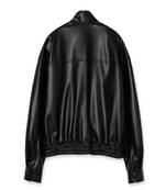 Women’s black genuine leather bomber jacket lambskin slim fit biker style
