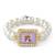 Cultured pearls stretch guruji bracelet for men women