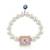Cultured pearls stretch guruji bracelet for men women