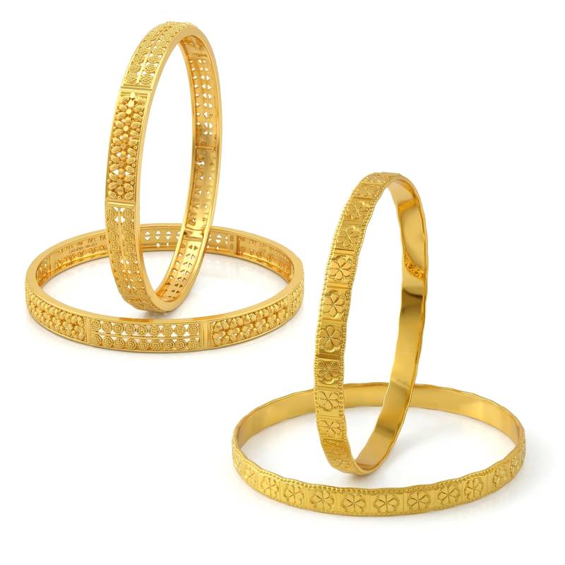 Two pair of bangles
