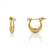 Brass gold women earrings