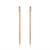 Brass gold long bar earrings for women