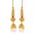 Brass gold plated handmade kan chain long jhumki for women tradtional