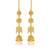 Brass gold plated handmade kan chain long jhumki for women tradtional