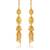 Brass gold plated handmade kan chain long jhumki for women tradtional