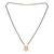 Brass gold moissanite diamond small mangalsutra for women