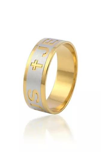 Stainless steel jesus engraved challa finger ring for men women