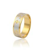 Stainless steel jesus engraved challa finger ring for men women