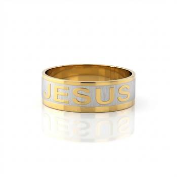 Stainless steel jesus engraved challa finger ring for men women 2