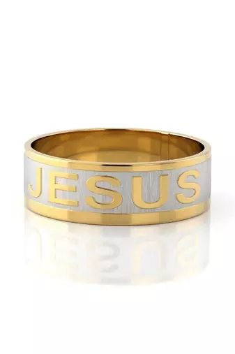 Stainless steel jesus engraved challa finger ring for men women