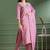 Light pink rayon kurti pant dupatta set