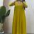 Yellow georgette long kurti