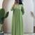 Light green georgette long kurti