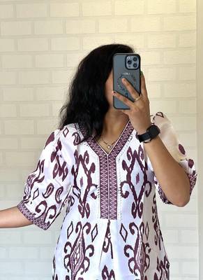 Wine heavy vatican kurti with pant 2