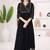 Black georgette long kurti