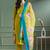 Yellow designers kurti pant dupatta set