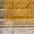 Banarasi pure silk cotton saree in mustard colour with floral zari and meenakari work