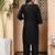 Women's Black Rayon Kurta & Pant Set