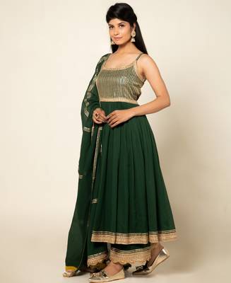 Panna mulmul panna mohini anarkali set 4