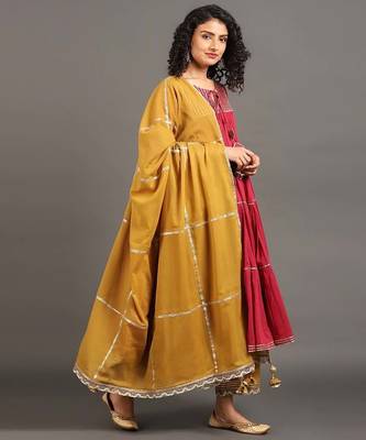 Rose pink mulmul gulabi shama kurta pants set 3