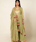 Pista mulmul harit meera sharara set