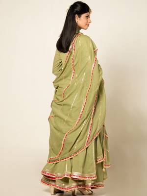 Pista mulmul harit meera sharara set 2