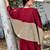 Maroon/ beige cotton linen cherry noora  co-ord set