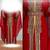 Luxurious Red Kaftan With Gold Work Stitched Dress