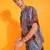  men's polyester floral placement printed regular shirt (multi)