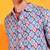  men's polyester geomatrical printed regular shirt (multi)