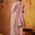 Pink banarasi embroidered kurta set