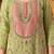 Green tissue embroidered gharara set