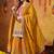 Yellow banarasi embroidered gharara set