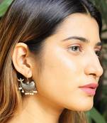 german silver fish hook earrings