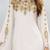 Luxurious White Kaftan With Gold Work Stitched Dress
