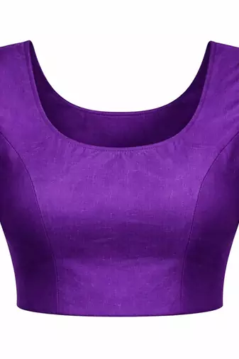 Purple soft silk blend banarasi jacuard work designer saree with blouse