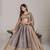 Grey & Gold Zari Lehenga Set