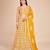 Yellow Embroidered Lehenga Choli with Dupatta