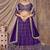 Purple Bridal Style Lehenga
