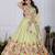 Light-Green Floral Lehenga