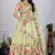 Light-Green Floral Lehenga
