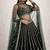 Dark Green Heavy Embroidered Lehenga