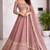 Light-purple Floral Lehenga