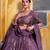Purple Embroidered Lehenga