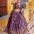 Purple Embroidered Lehenga