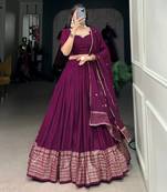 Magenta Lehenga