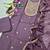  mauve viscose embroidered kurta set with dupatta for women